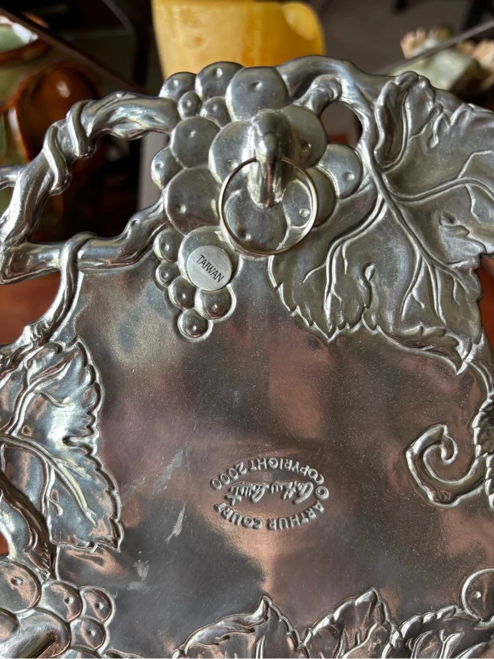 Arthur Court Grapevine Trivet or wallhanging vintage